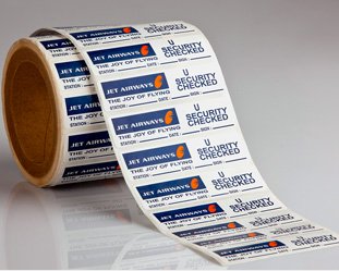 Airline Sticker Labels