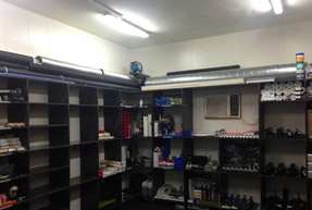 Spare Machine Parts Room